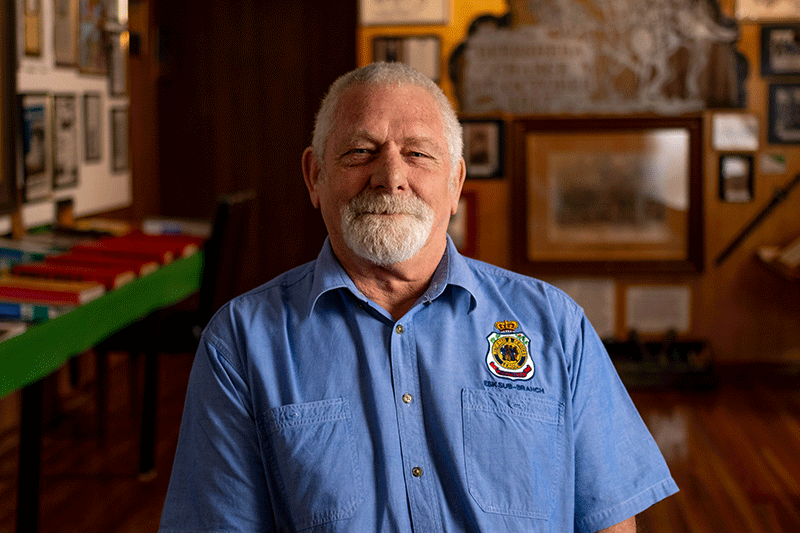 Rob Rye President of Esk RSL Sub Branch 