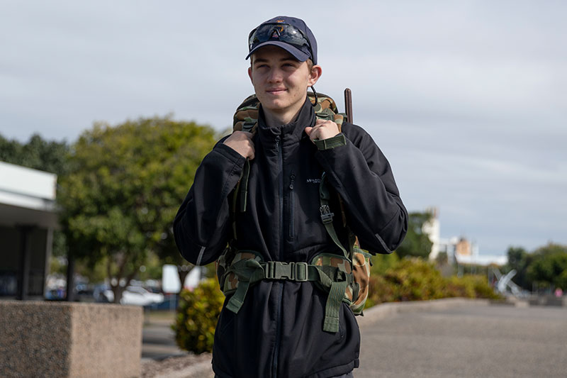 Cadet Sergeant Murray Macgroarty