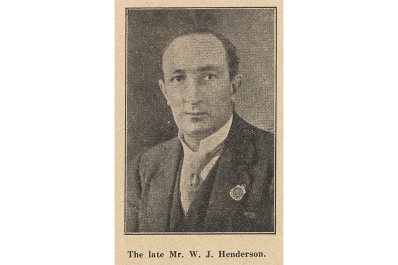 William J. Henderson was the RSSILA’s fifth General Secretary. He was a veteran of both the Boer War and World War I. (Diggers Gazette, 21 March 1921, 6)