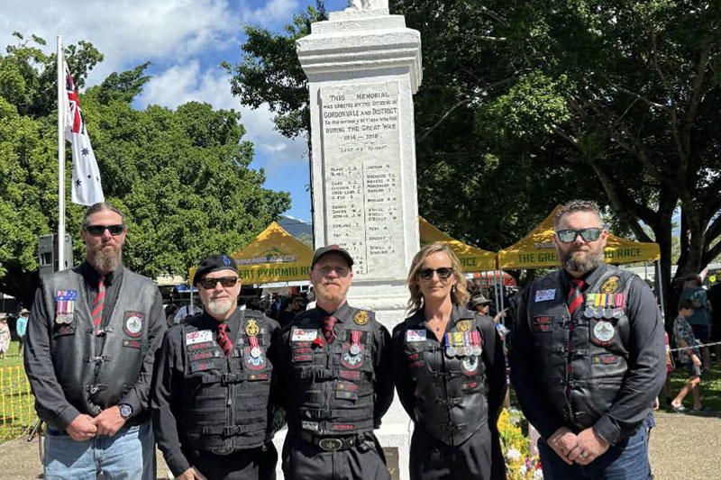 Military Brotherhood Military Motorcycle Clubs ANZAC Day Gordonvale 