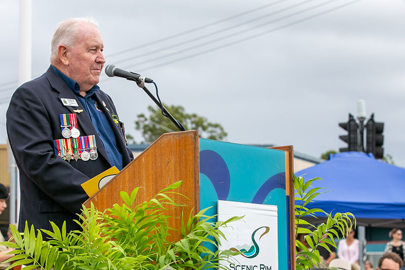 Steve Monteath, President of the Beaudesert RSL Sub Branch