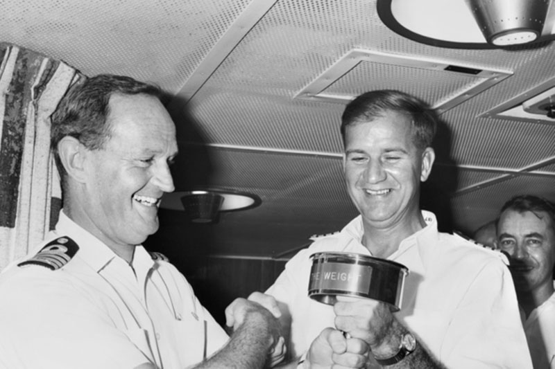 Captain David Willoughby Leach and Captain Alan Antony Willis of the Royal Australian Navy during the Vietnam War