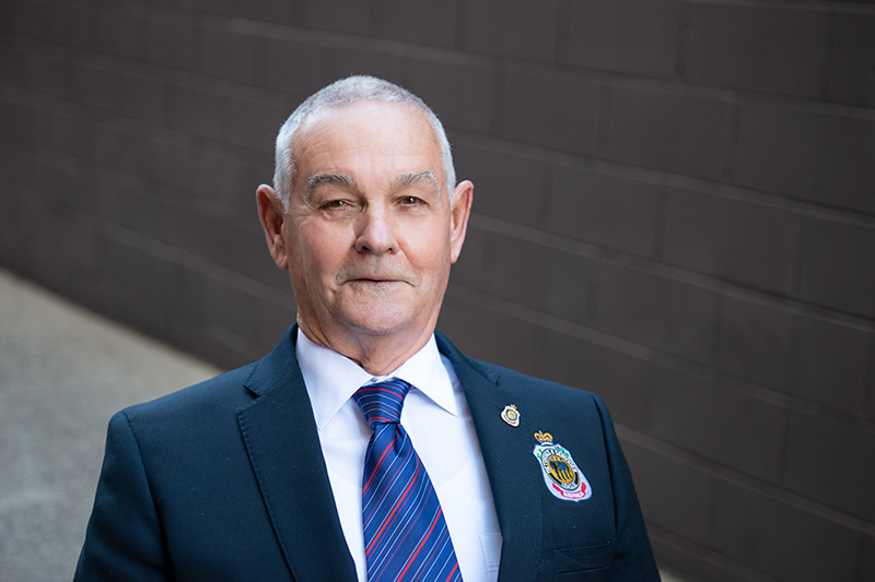 Former RSL Sunshine Coast and Regional District President Ian Hall