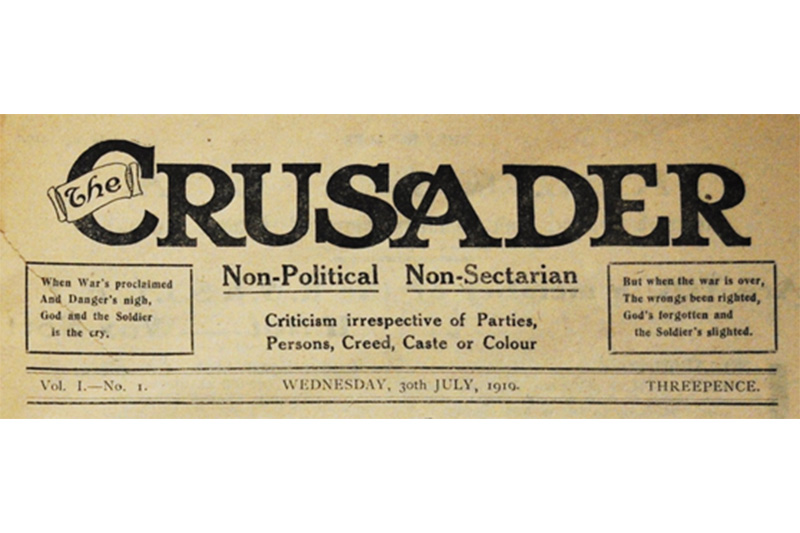 The Crusader banner 1919