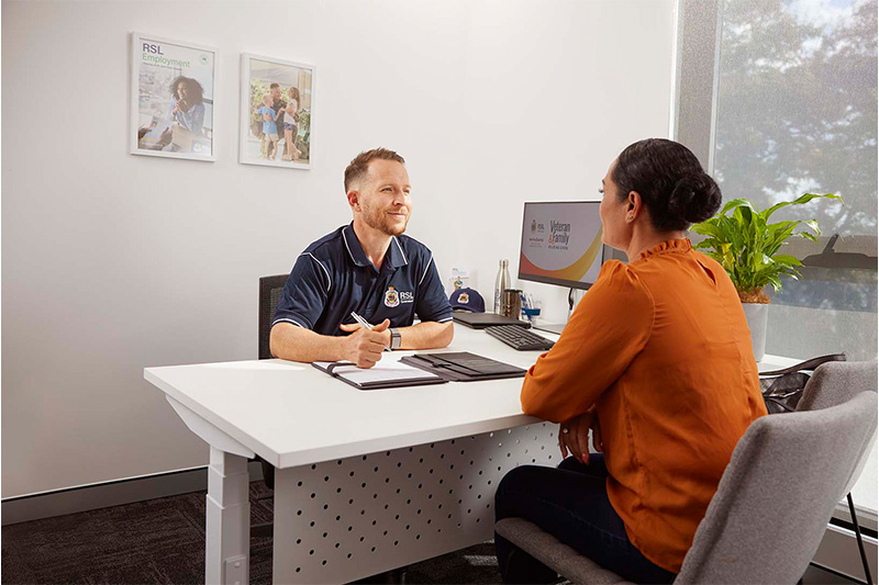 RSL QLD DVA Advocacy Staff and Client
