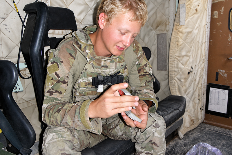 Rob on deployment.