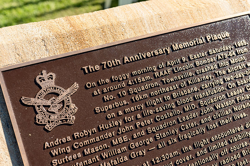 Killarney Lincoln crash memorial