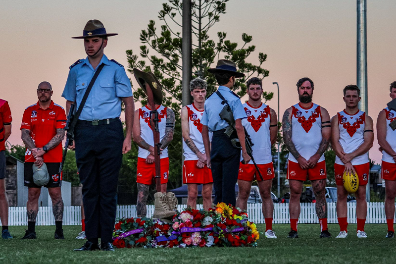 An AFL game organised as part of ANZAC Day in 2026 provided the community with another opportunity to come together.