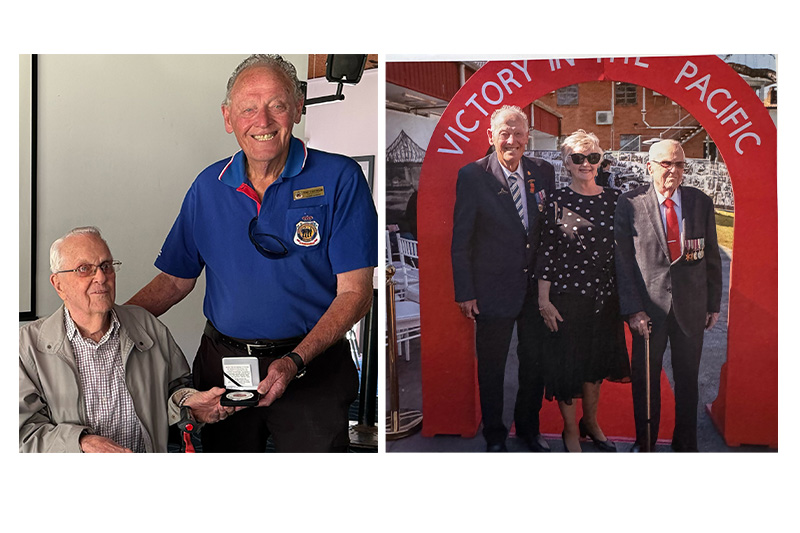 Lloyd Statham with RSL Sub Branch