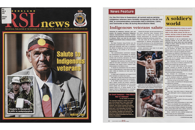 RSL News Indigenous Veterans