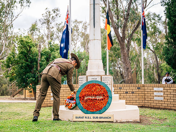 ANZAC Day in Surat, Queensland