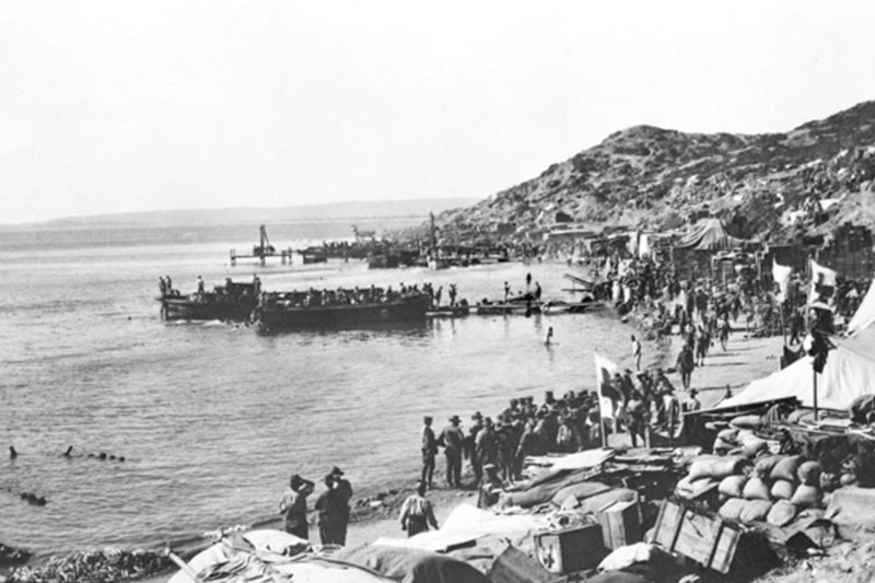 ANZAC Beach, Gallipoli, 1915
