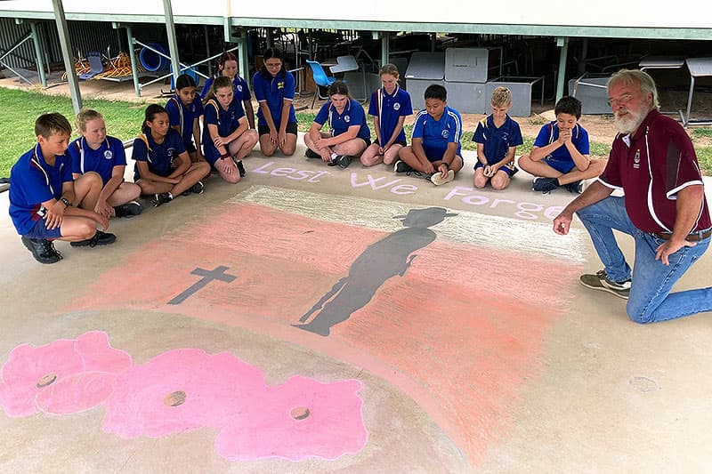 Queensland kids’ creativity keeps remembrance alive